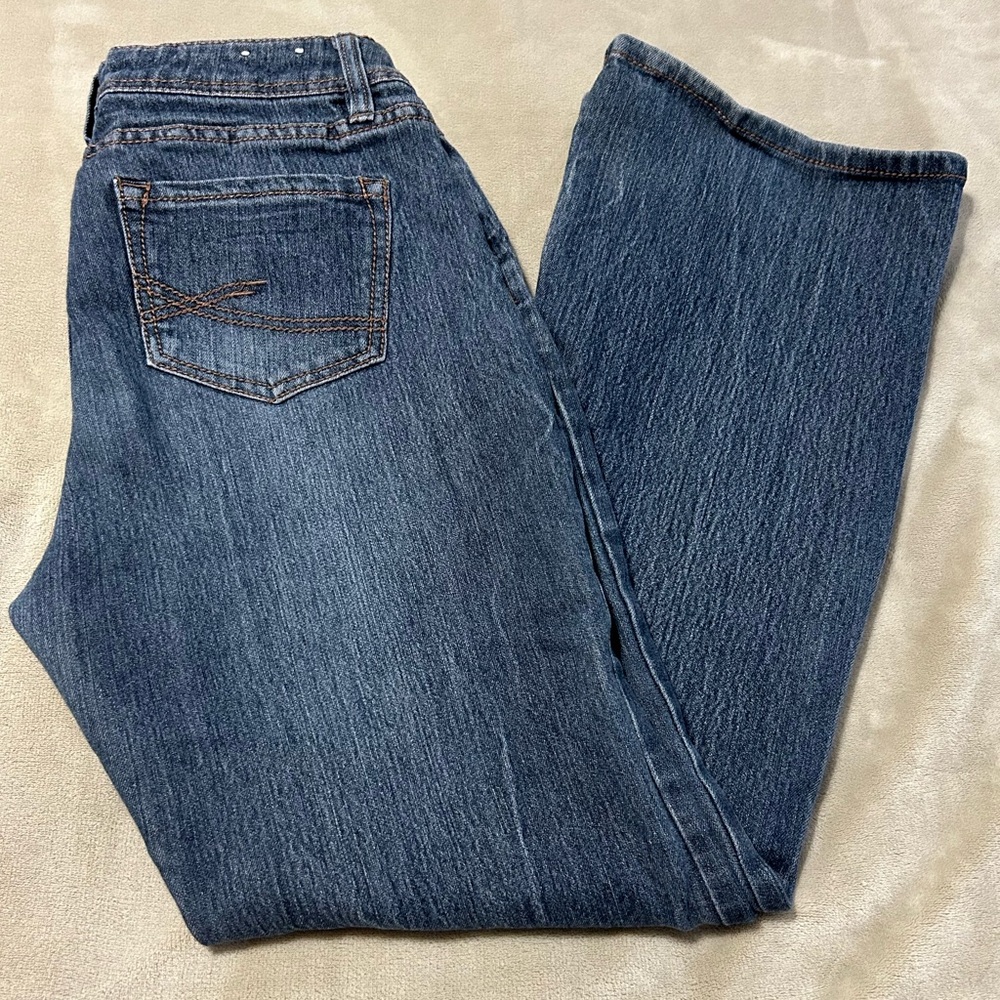Inked & Faded Curvy Flare Jeans‎